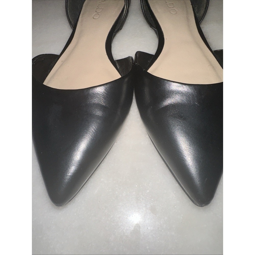 aldo shoes women flats 9.5 Gold Design Around Heel - Picture 2 of 8